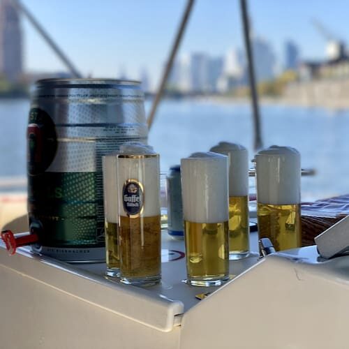 Frankfurter Partyboot Getränke mitbringen erlaubt